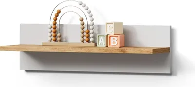 Immagine prodotto di Scaffale a muro per bambini Livinity Mailo Bianco/Artisan 70 x 20 cm, Model 59795