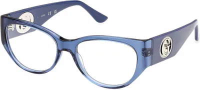 Produktbild von Guess GU50351 Shiny blue 52/16/140 Damen Brillen