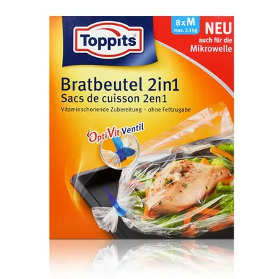 Immagine prodotto di Toppits 2580541003 8 Toppits Bratbeutel M