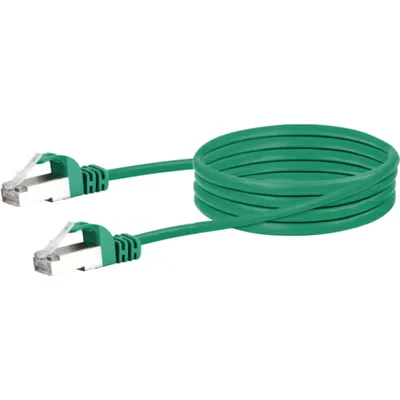 Produktbild von Schwaiger CKB6005 059, 0,5 m, Cat6, SF/UTP (S-FTP), RJ-45, RJ-45, Grün