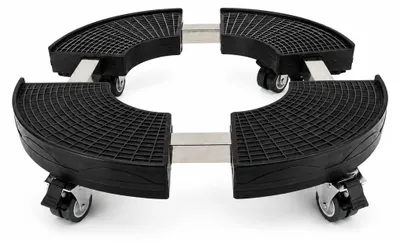 Produktbild von Yokuni Pflanzenroller, Blumentopf Untersetzer mit Rollen 38-50cm, Tragkraft 200 kg Innenbereich