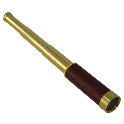 Produktbild von Omegon Taschenteleskop Messing 12x30
