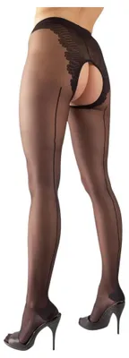 Produktbild von Orion Damen Strumpfhose ouvert schwarz, Gr 4