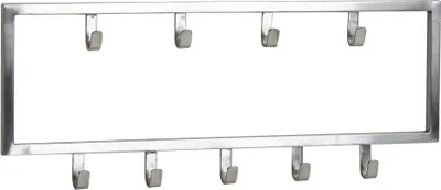 Produktbild von Wieszak ścienny metalowy srebrny 50x20x4 cm design hall wieszak stalowy | Wohnling