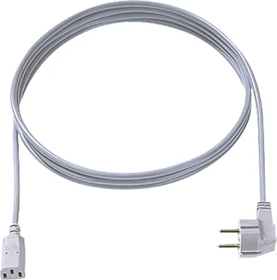 Image de BACHMANN Zuleitung H05VV-F 3G 1.5 mm², CEE7/7 / C13, grade, 0.5 m
