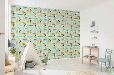 Produktbild von Rapport Tapete - Mickey Doodle Zoo - Größe 53 x 1005 cm