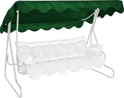 Immagine prodotto di Tettoia parasole per dondolo Angerer 210 x 145 cm in PE verde