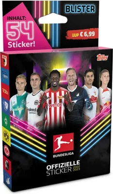 Produktbild von Topps Bundesliga Sammelsticker 2022/23 - 1 Blister