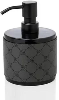 Produktbild von JOOP! CORNFLOWER Seifenspender Porzellan schwarz + Pumpe schwarz, Anthrazit/Schwarz