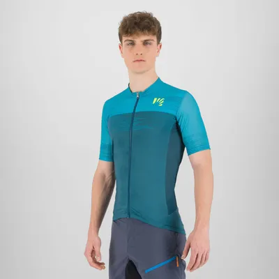 Obrázek produktu pro KARPOS cyklistický dres s krátkým rukávem - GREEN FIRE - Tyrkysová M