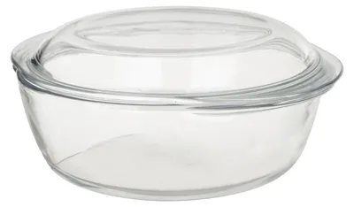 Produktbild von KASANOVA PYR000130NOC Brotbackform aus Pyrexglas, 2,2 l, Deckel 0,8 l