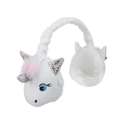 Produktbild von BARTS Mädchen Einhorn Ohrenschützer mit Kunstfell weiss