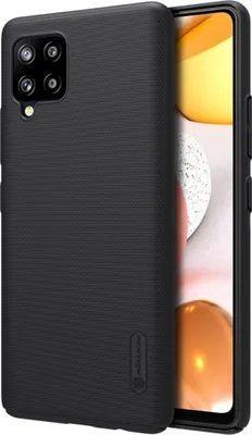 Zdjęcie produktu dla Nillkin Super Frosted Shield wzmocnione etui pokrowiec Samsung Galaxy A42 5G czarny