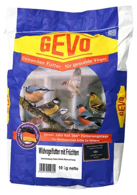 Produktbild von Wildvogelfutter mit Früchten (10 kg) | Wildvogelfutter von GEVO