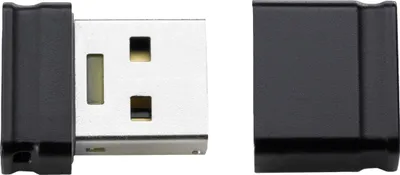 Produktbild von Intenso Micro Line, 128 GB, USB Typ-A, 2.0, 16,5 MB/s, Kappe, Schwarz