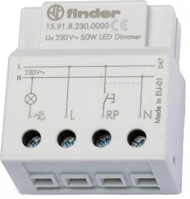 Zdjęcie produktu dla Finder Ściemniacz elektroniczny 230VAC maks. 50W LED 15.91.8.230.0000 (159182300000)