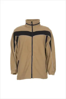 Produktbild von Planam Fleecejacke Plaline Gr. XS sand/schwarz