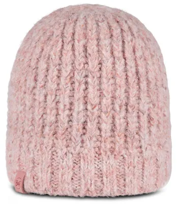 Zdjęcie produktu dla Czapka typu beanie, dzianina i polar, kolor różowy "Dalia"