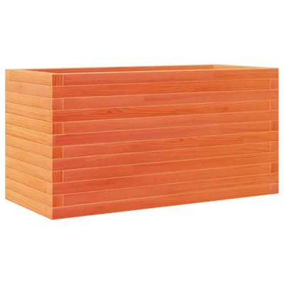 Immagine prodotto di Fioriera Giardino Marrone Cera 90x40x46 cm Legno Massello Pino