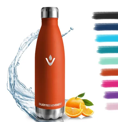 Thermosflasche 500 ml, Edelstahl, auslaufsicher, BPA-frei