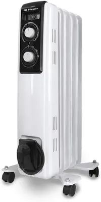 Obrázek produktu pro Orbegozo RF-1000, Olejový elektrický přímotop, Olej, Vnitřní, Podlaha, Černá, Bílá, Otočné