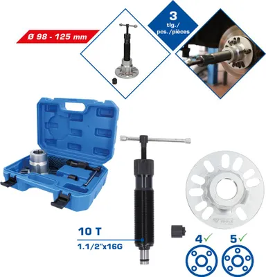 Image de Brilliant Tools Extracteur hydraulique pour arbre de transmission, 98 mm - 12,5 cm