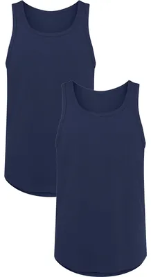Produktbild von sloggi Herren Tanktop 2-Pack Tank Top - BLUE BLACK - Größe M