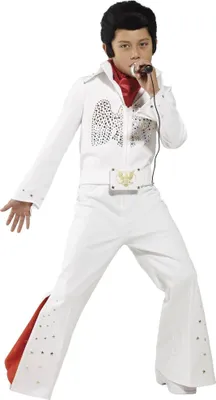 Obrázek produktu pro Kostým Elvis pro chlapce SM1073 (128-134) (bílý)
