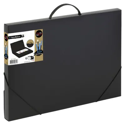 Produktbild von Koffermappe A3 schwarz Polypropylen Viquel 939053 Dokumentenmappe Tasche