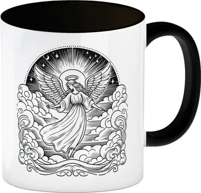 Produktbild von Engel Kaffeebecher in schwarz