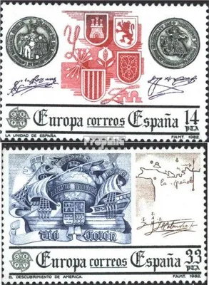Produktbild von Briefmarken Spanien 1982 Mi 2545-2546 (kompl.Ausg.) postfrisch Hist. Ereignisse