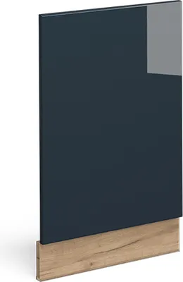 Produktbild von Frontblende Vicco Fame-Line Dunkelblau Hochglanz 45 cm ohne Arbeitsplatte, Model 43699