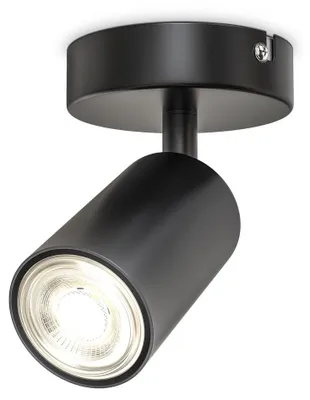 Image de B.K.Licht I Spot plafond I pivotant I orientable I GU10 I noir-mat I livré sans ampoule