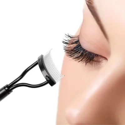 Produktbild von Technique PRO Wimpernkamm und Separator in Schwarz, 13.5 cm