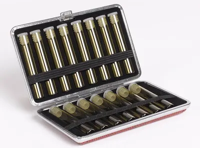 Produktbild von Taschenapotheke 12 Globuli Gläser (1,5g) Metara | Mini-Etui | OMEO® (ohne Gläser)