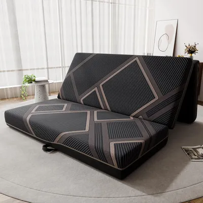 Vouwmatras 140x200 cm, 15 cm, 3-teilig, waschbarer Bezug