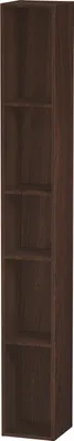 Produktbild von Duravit Regalelement L-Cube 18x18x140cm, 5 Fäch., vert, Nussb geb.