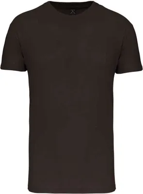 Produktbild von Kariban Herren T-Shirt Round Neck Oberteil Shirt Basic Rundhals, Größe:5XL, Farbe:Dark Khaki