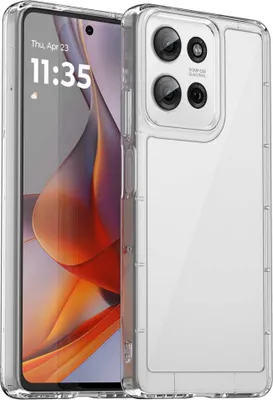 Produktbild von Motorola Moto G75 Hülle - Coverup Transparent ShockProof TPU Back Cover - Transparent
