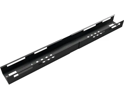 Produktbild von Kabelwanne BOXIT Varioplex schwarz ausziehbar für Schreibtische