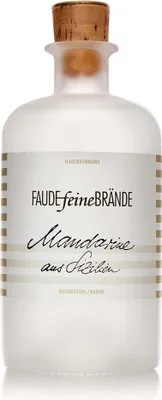 Produktbild von Faude Feine Brände Mandarine aus Sizilien Mandarinengeist (1 x 0,5l) 42%