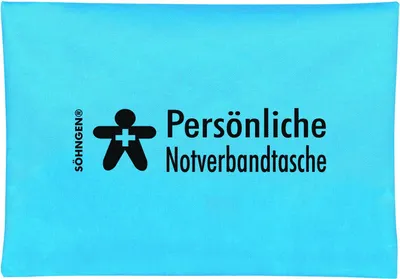 Produktbild von Söhngen Persänliche Notverbandtasche blau Erste Hilfe Tasche Reißverschluss