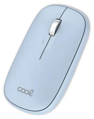 Obrázek produktu pro Bezdrátová myš, tenký design, tichá, 2 v 1 (Bluetooth + USB adaptér), nebesky modrá