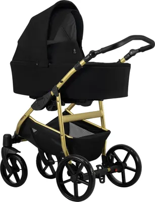 Produktbild von Kunert Mata Gold Black 2-in-1 Combi Kinderwagen