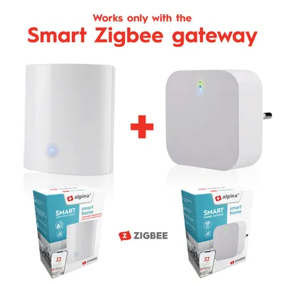 Obrázek produktu pro Zigbee Smart senzor klimatu/vlhkosti 4,2 x 4 cm