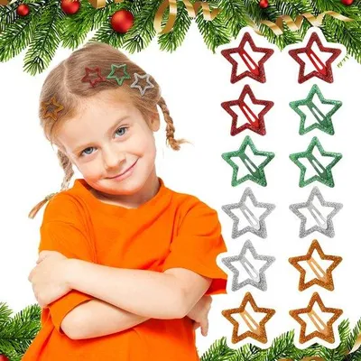 Immagine prodotto di Set di fermagli per capelli automatici per bambine, accessori magici per trecce con glitter, elettrici