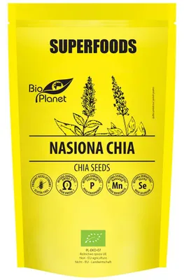CHIA NASIONA BEZGLUTENOWE BIO 250 g - BIO PLANET SUPERFOODS