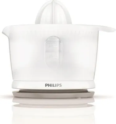 Produktbild von Zitruspresse PHILIPS Daily HR2738/00, 0.5L Kapazität, Kompaktes Design, Vollständig Abnehmbar, Weiß
