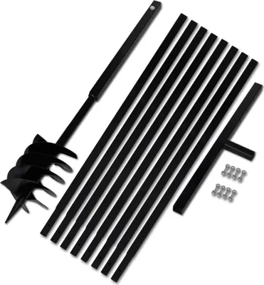 Produktbild von Erdbohrer mit Griff 180 mm Verlängerungsrohr 9 m