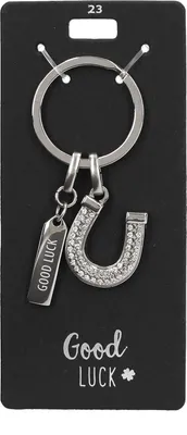 Image de Porte-clés Depesche Glamour argenté avec strass